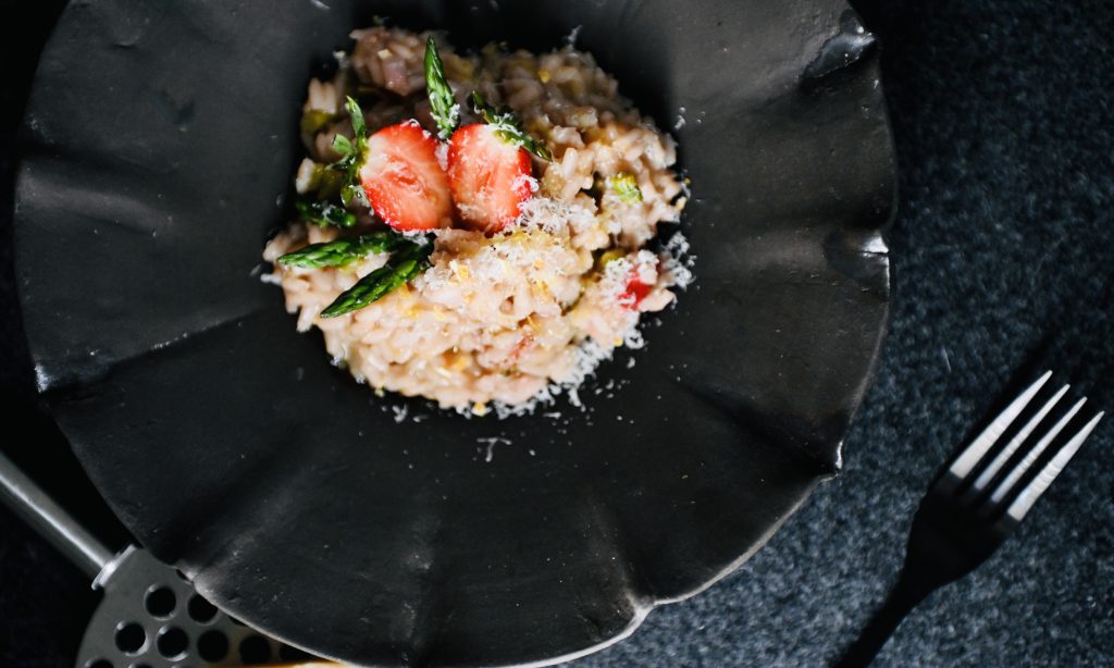 Erdbeeren-Spargel Risotto - Bauernladen