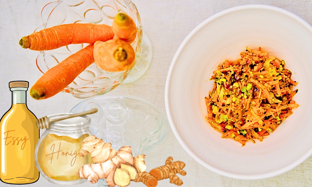 Karottensalat mit Oxymel
