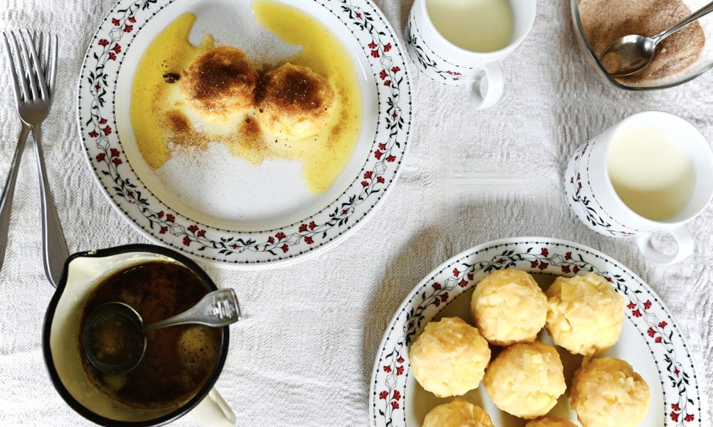 Apfelknödel, Hausmannskost