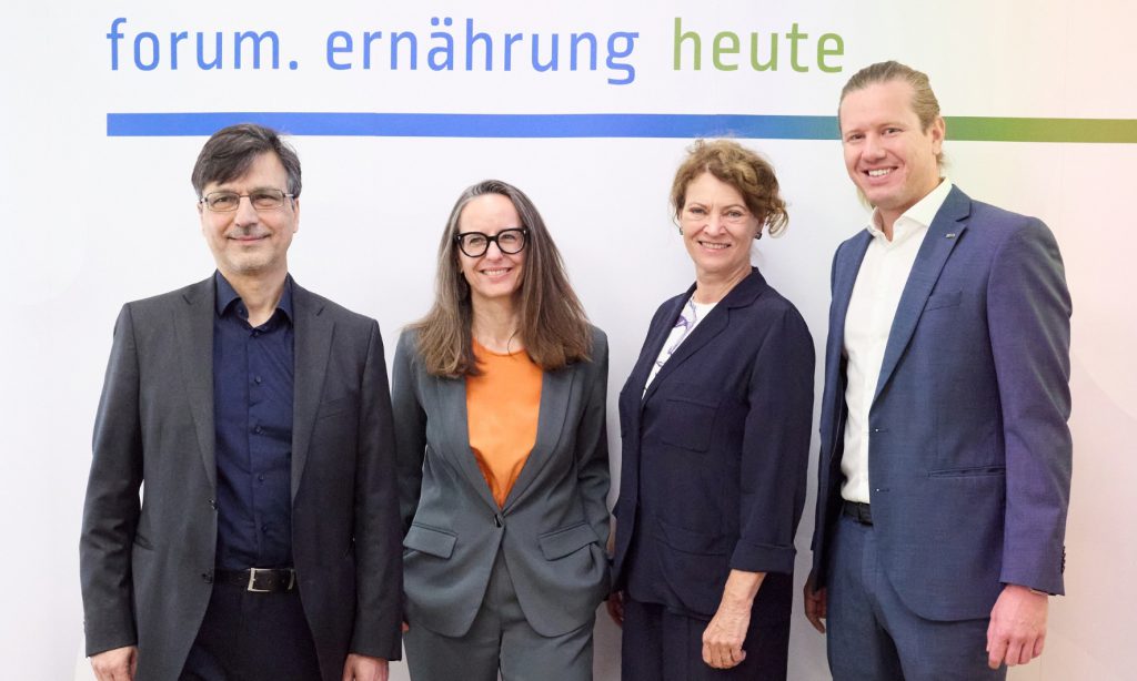 Ao. Univ.-Prof. Dr. Cem Ekmekcioglu (Medizinische Universität Wien),Dr. Marlies Gruber, Mag. Hanni Rützler (futurefoodstudio Wien) und DI Georg Sladek (Agro Innovation Lab, RWA)
